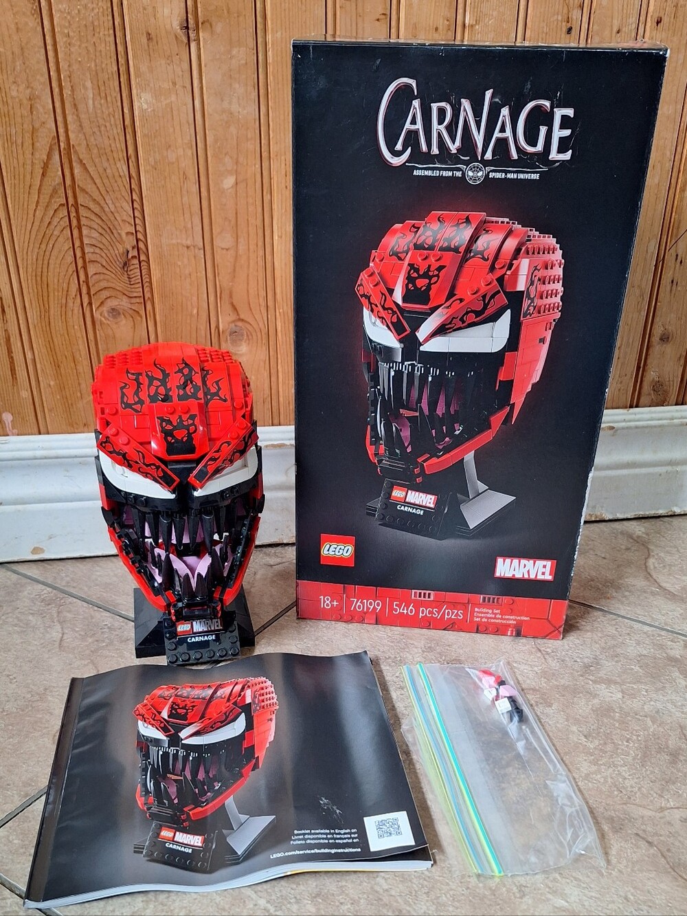 LEGO Marvel Carnage Helmet